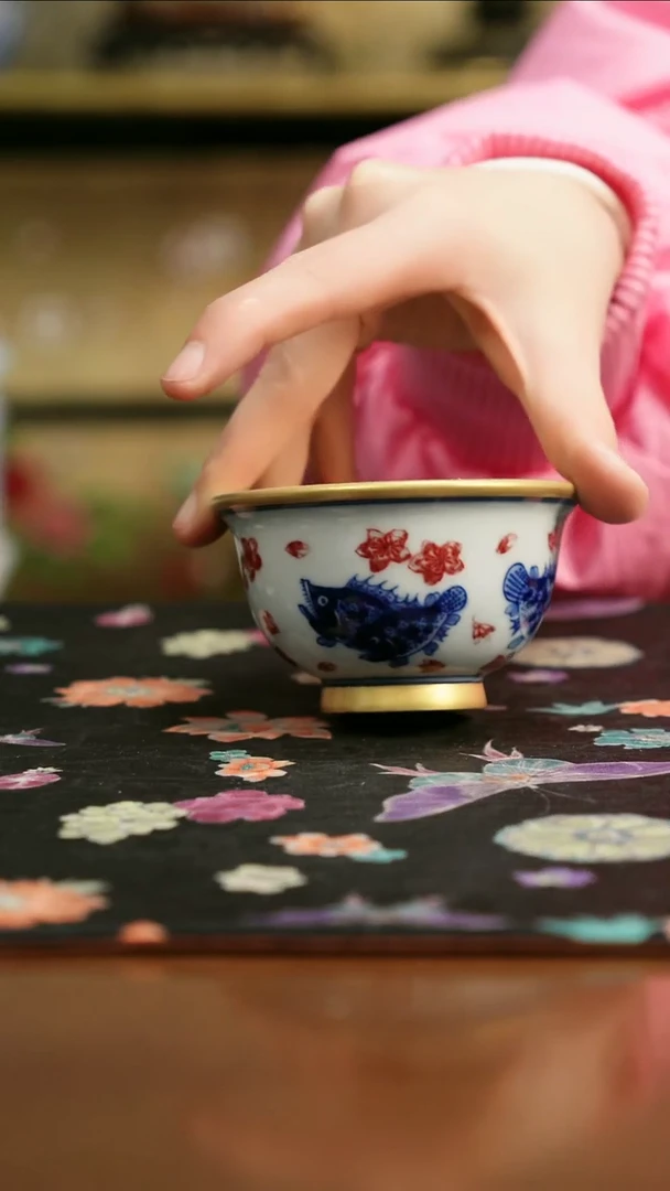 景德镇陶瓷杯碗柴烧多人