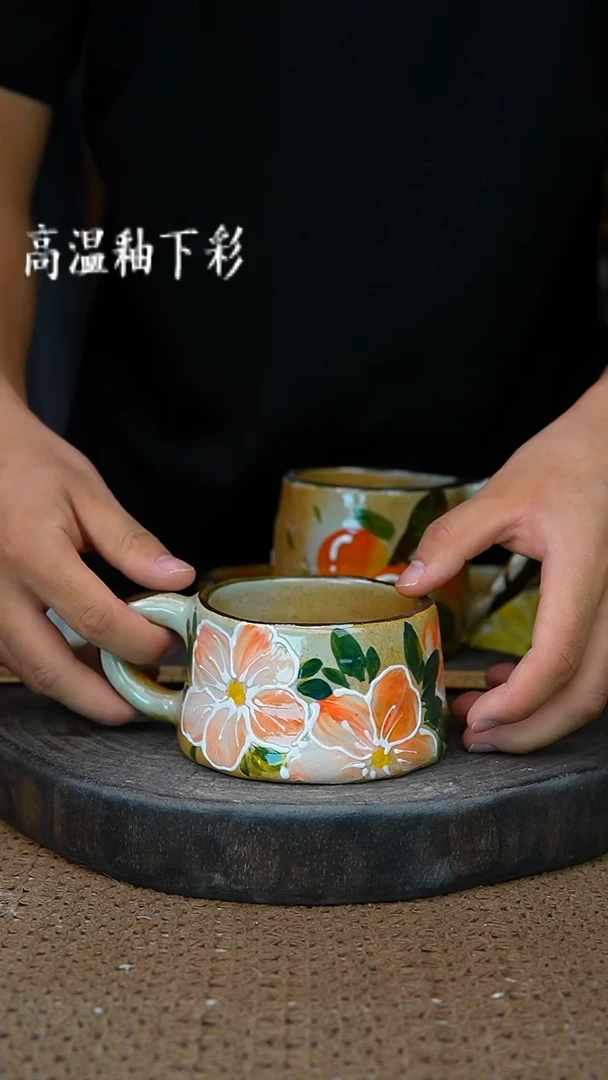 釉下彩122手工高温陶瓷