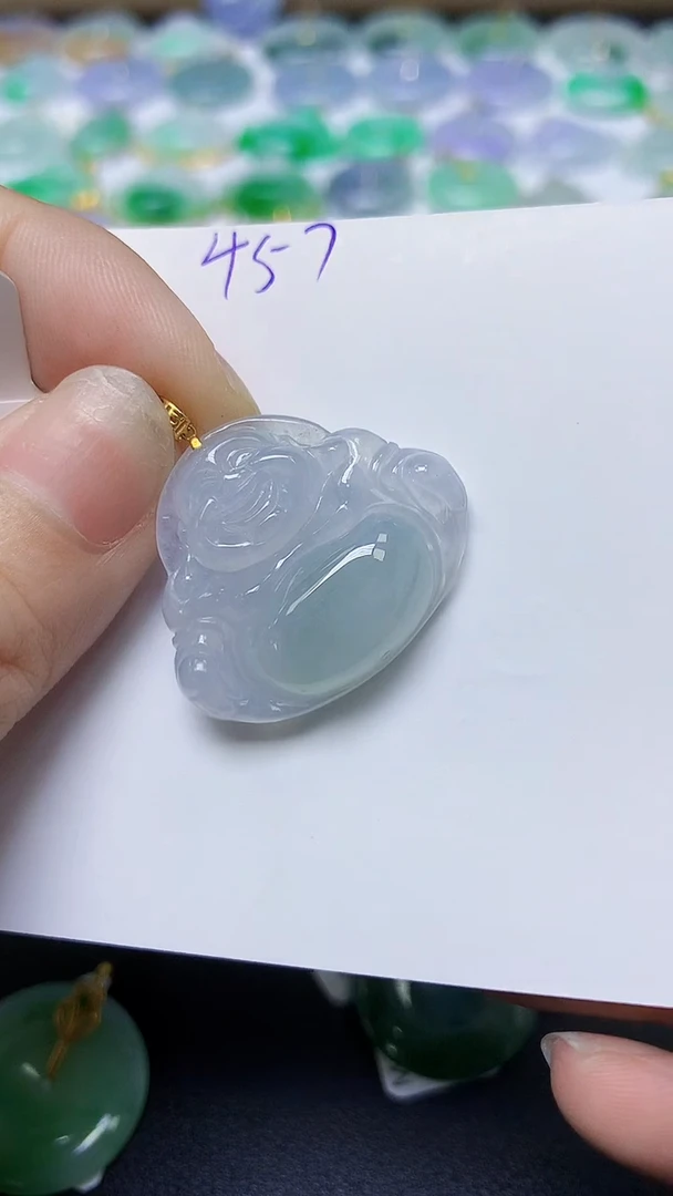 翡翠未镶嵌颈饰天然缅甸翡翠A货