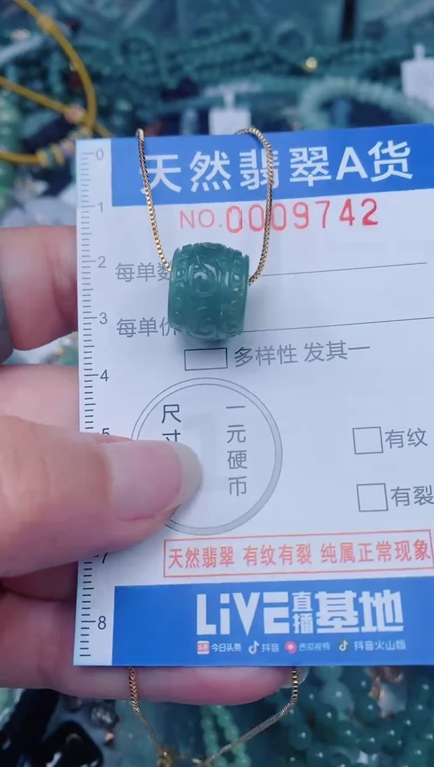 颈饰未镶嵌翡翠00009742