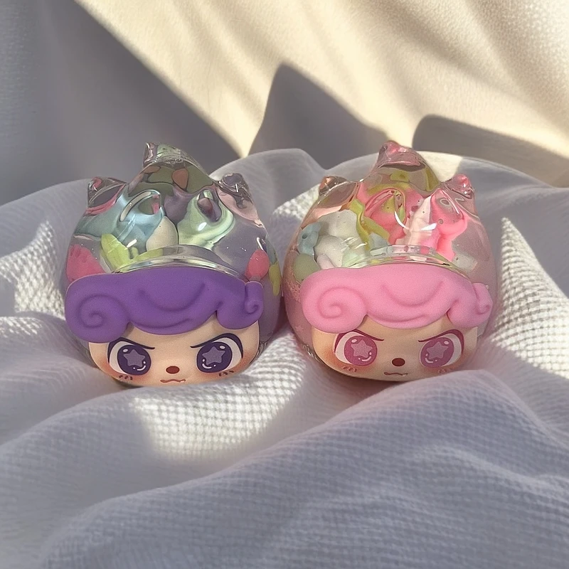 直播拆+对对碰可爱治愈创意香薰夜光玛卡龙火龙果流沙摆件网红