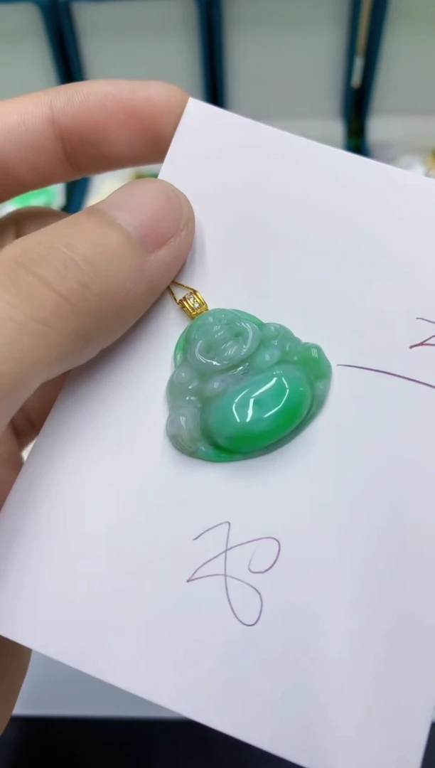 颈饰未镶嵌翡翠翡翠