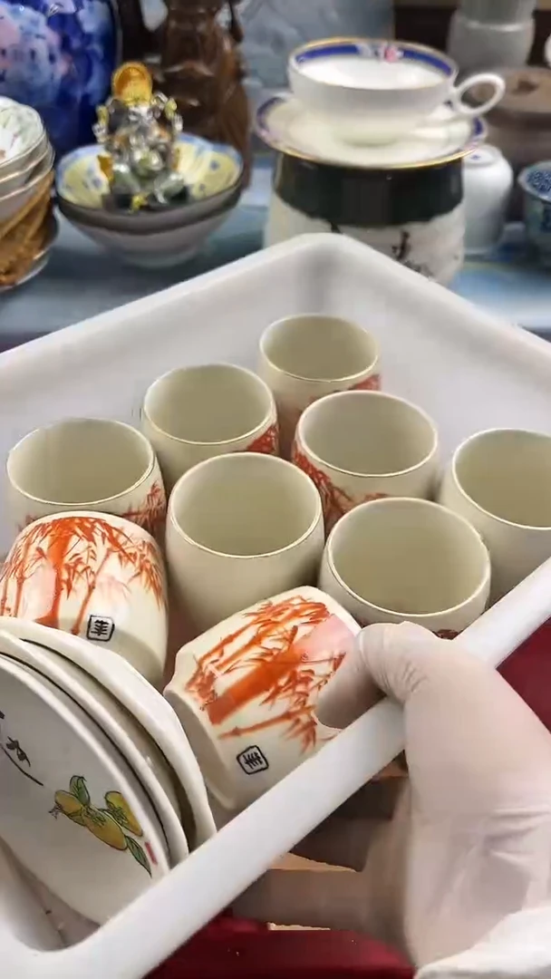 瓷片追*英歌瓷器满28包邮