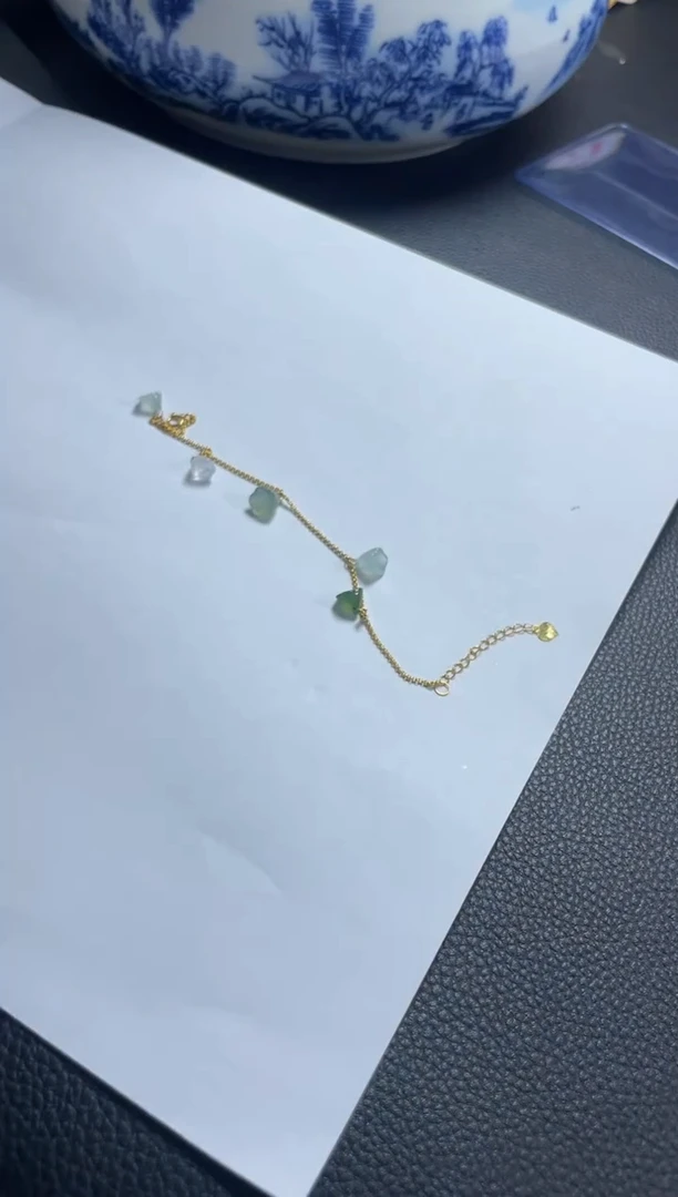 颈饰18K金镶嵌翡翠?**凯翡翠手链24/多样性发其一CP