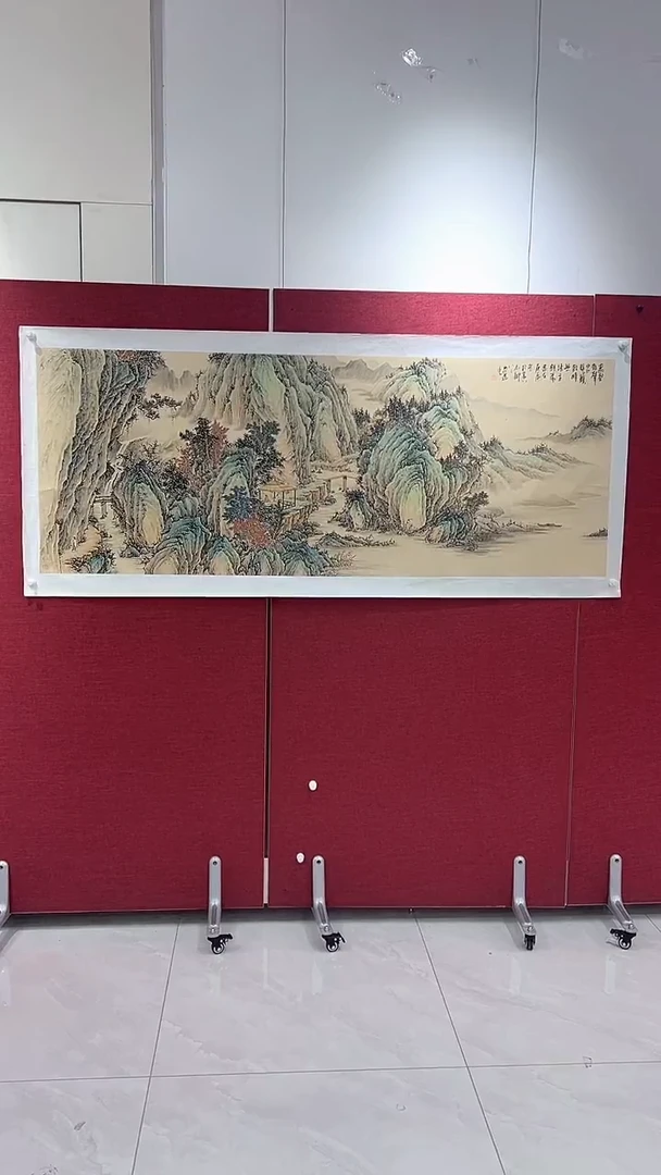 国画一*羊辛崇华绘画12pc山水