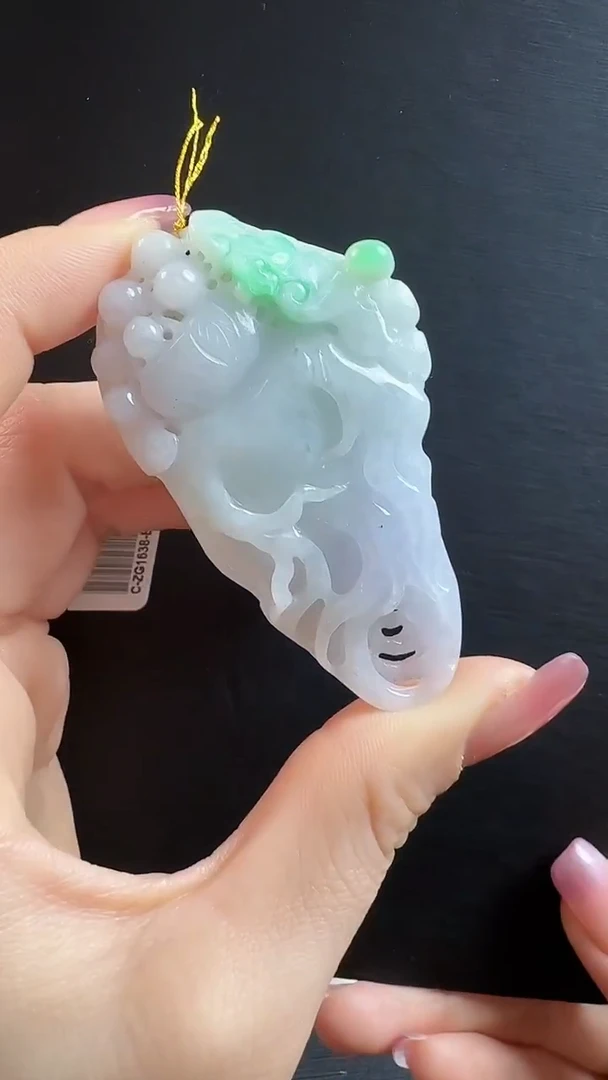 颈饰未镶嵌翡翠翡翠人生吊坠