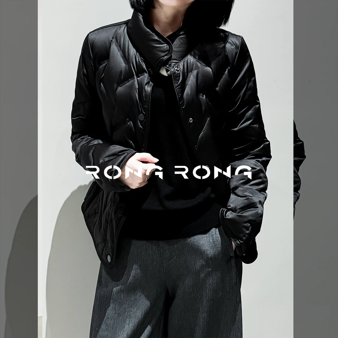 溶溶【琥珀轻暖】RONGRONG 95波兰科鲁达白鹅绒防绒羽绒服XLYP1985