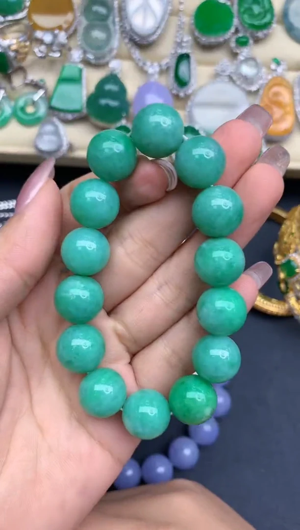 未镶嵌手链翡翠344-中国好珍宝