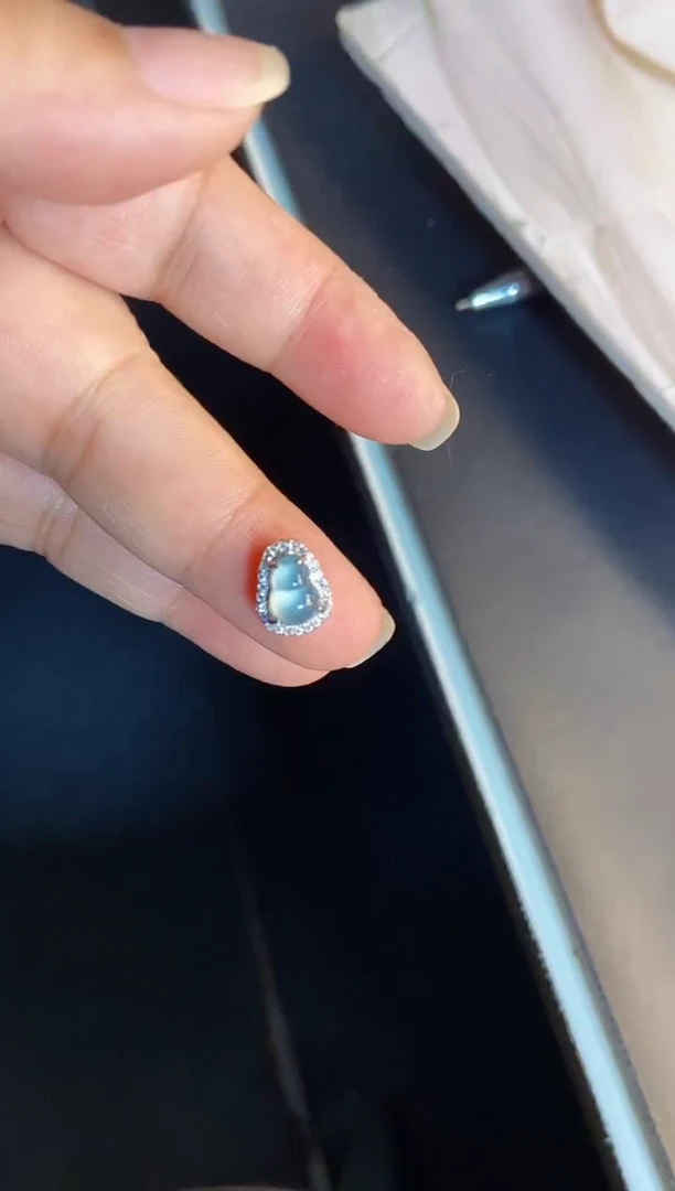 吊坠(不含链)银S925镶嵌翡翠1