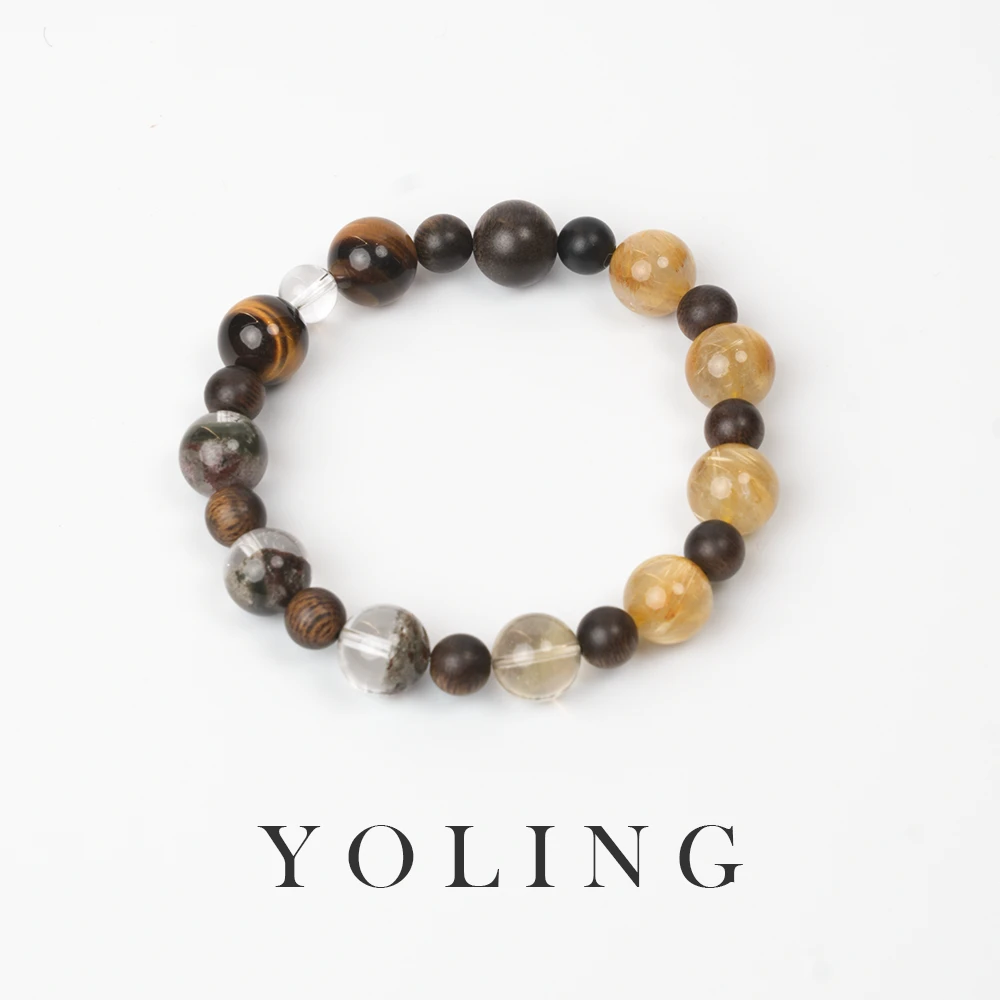YOLING | 「福康」发晶x绿幽灵x茶晶x白水x达拉干