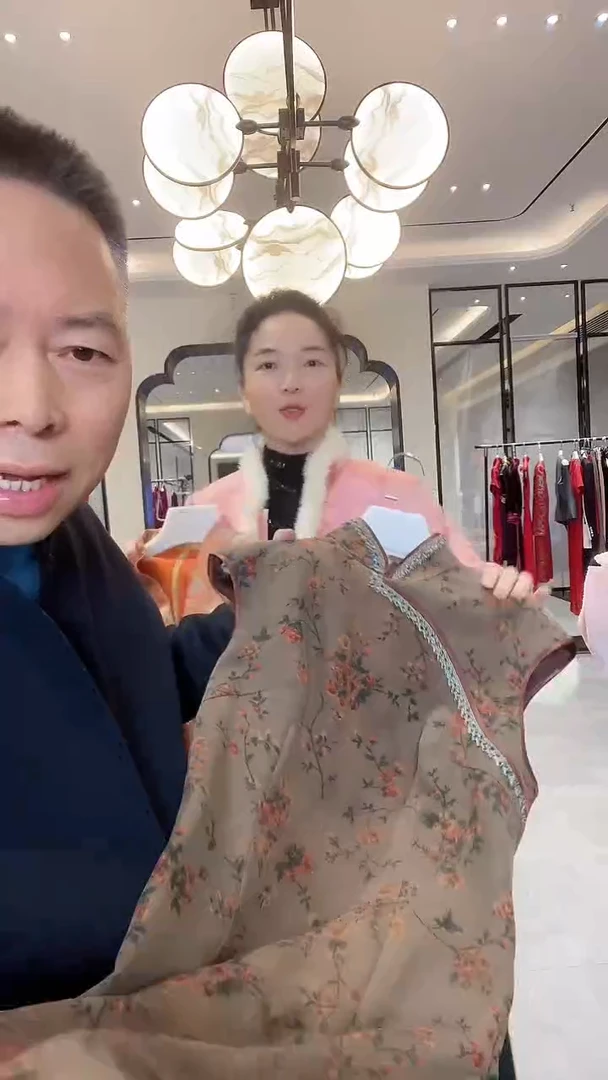 香云纱定制款旗袍 999 xl码