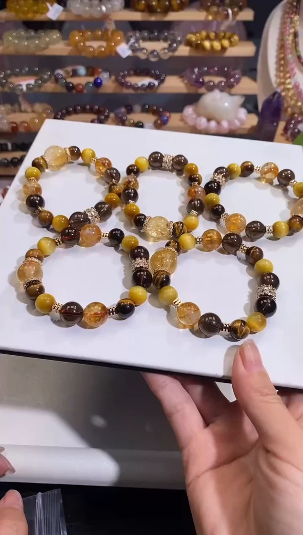 【闪购商品】木变石（虎睛石）手链未镶嵌多样性发一