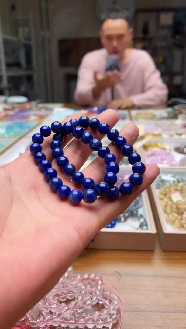 水晶手链未镶嵌青金石手链 卡9 多样性发一