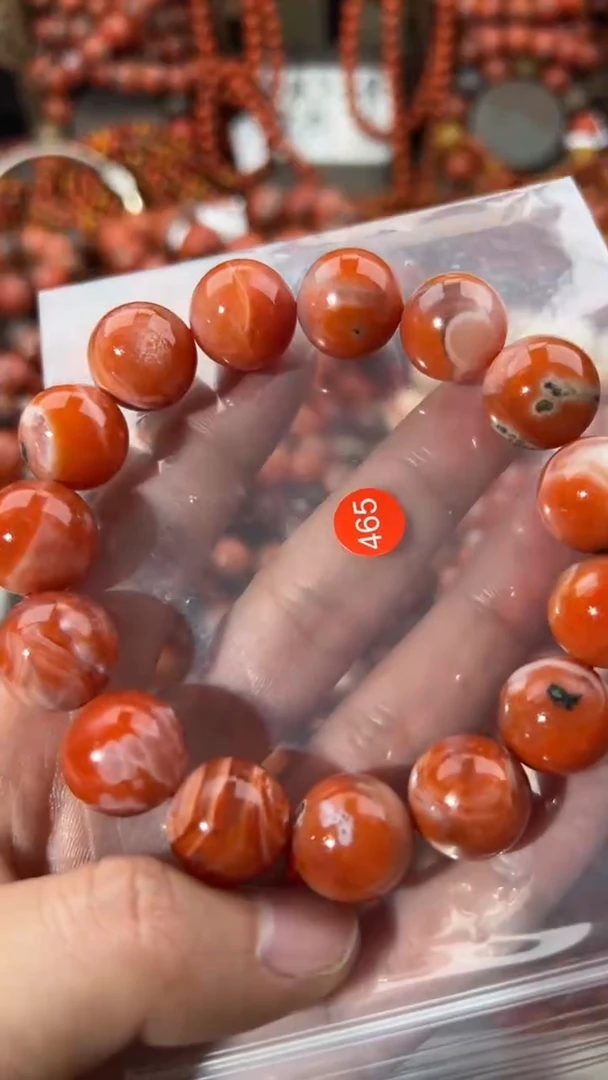 南红玛瑙未镶嵌手串15
