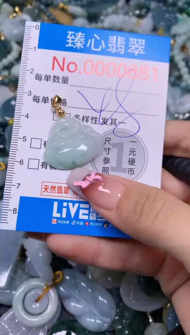 【闪购商品】翡翠颈饰未镶嵌含绳000881