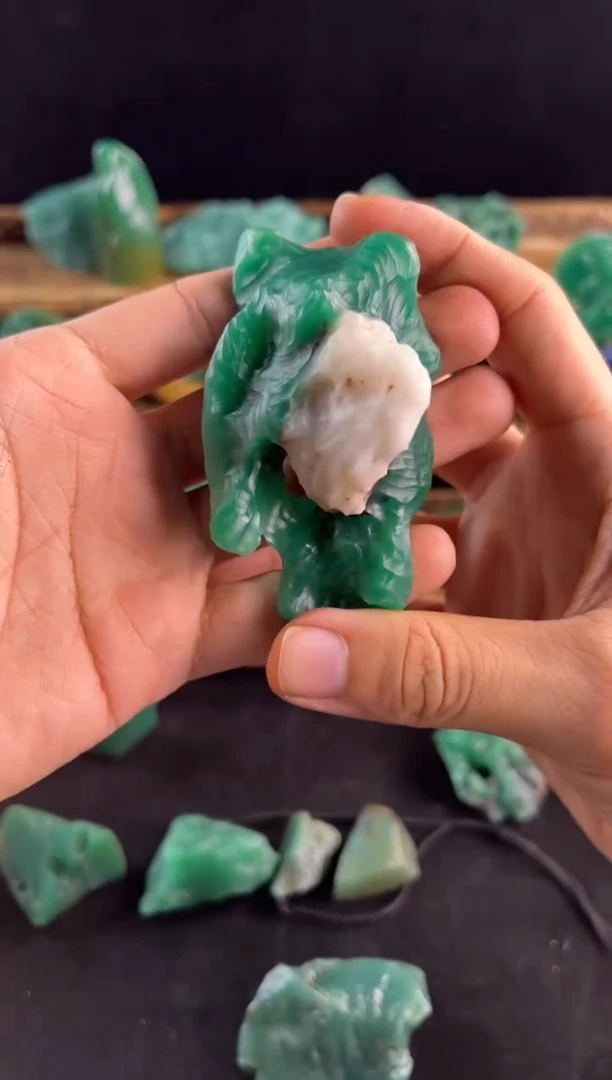 四川石十*白水河老绿原石