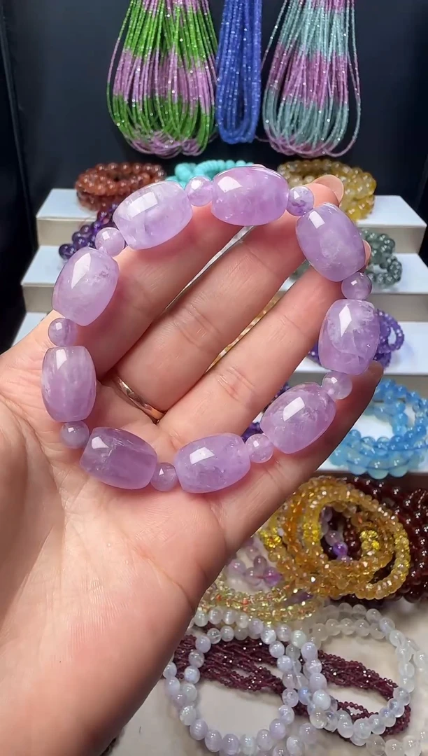 未镶嵌手串水晶薰衣草39.2