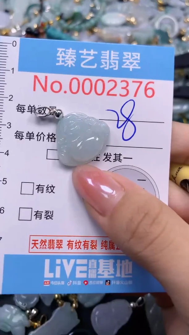 颈饰未镶嵌翡翠2376