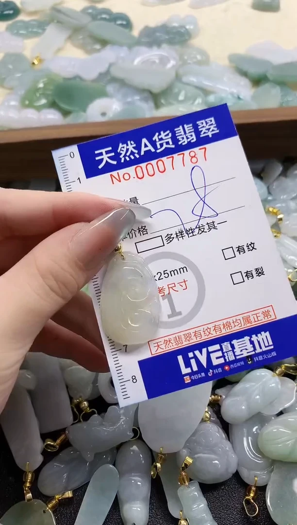 颈饰未镶嵌翡翠天然A货翡翠