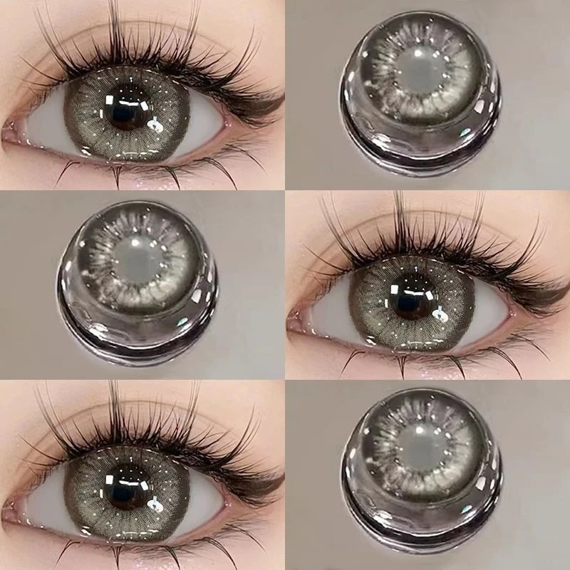 琪瞳【店铺热销】泰式奶茶日抛10片美瞳星星亚裔混血大直径隐形眼镜