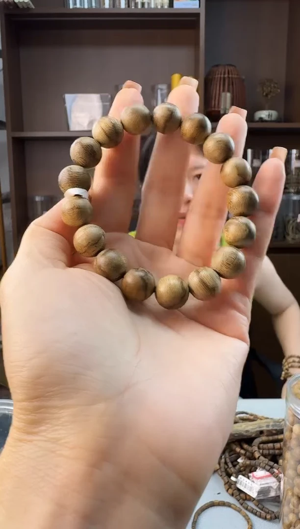 手串沉香1313文莱野料圆珠单圈多样性发一