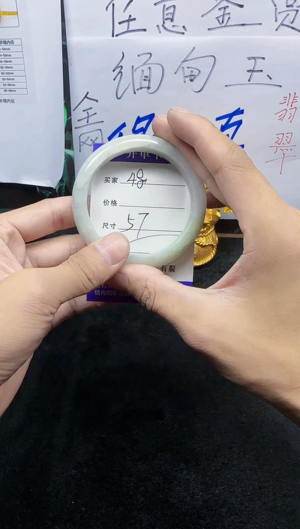 未镶嵌手镯翡翠48