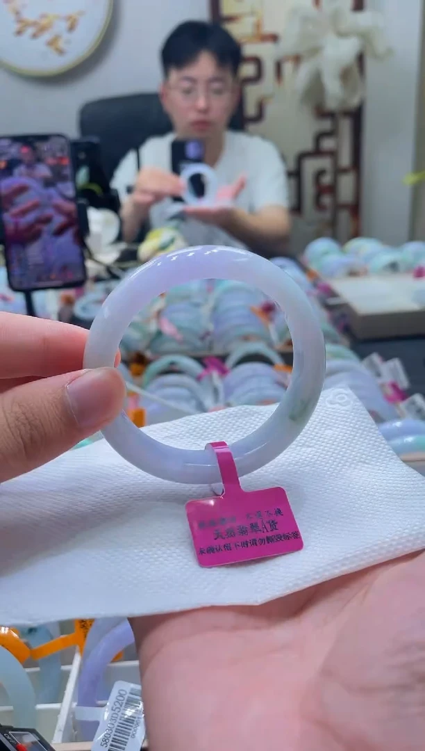 未镶嵌手镯翡翠128-55