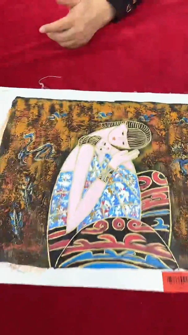 国画杨风顺绘画1pc油画人物