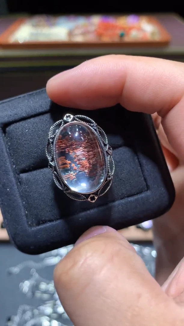 【闪购商品】水晶戒指未镶嵌P69幽灵