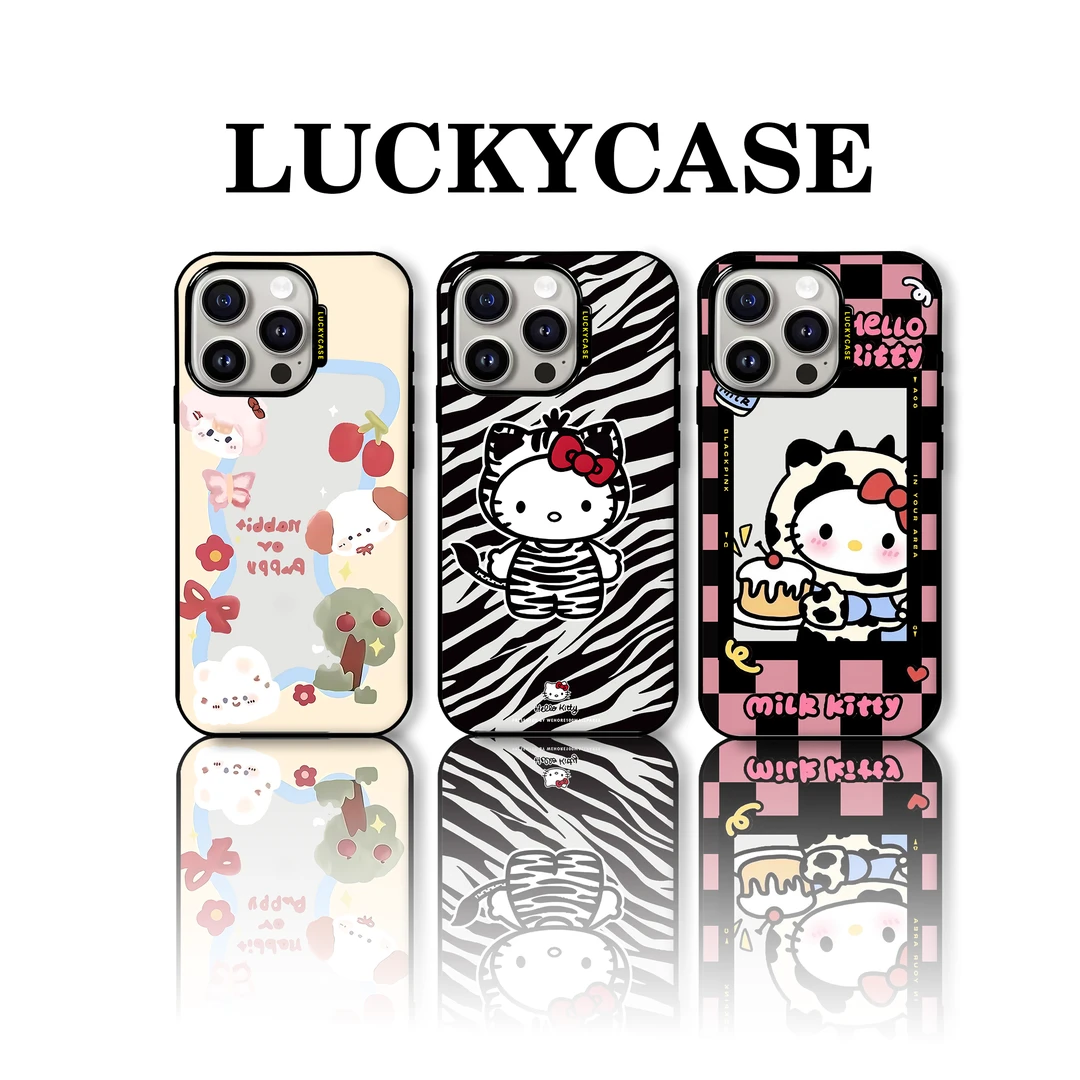 Lucky Case 原创〖KT猫系列〗适用苹果iPhone13-16Promax个性防摔