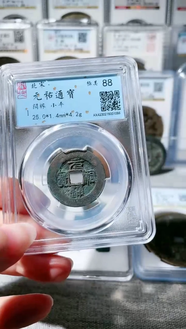 【闪购商品】铜3元祐通宝阔缘 1056，，