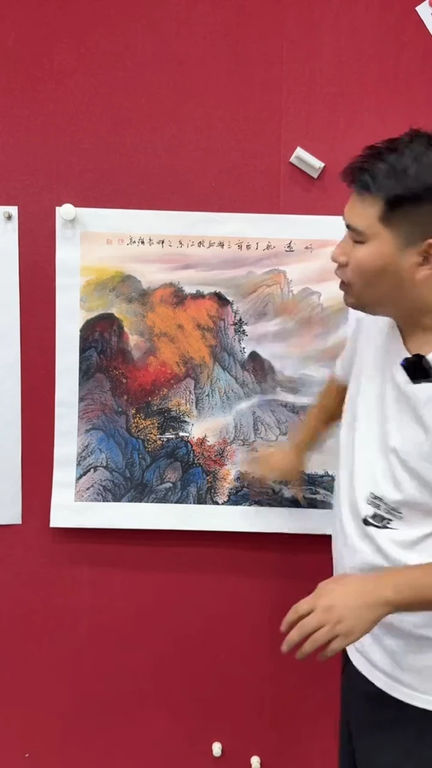 国画国画绘画山水花鸟