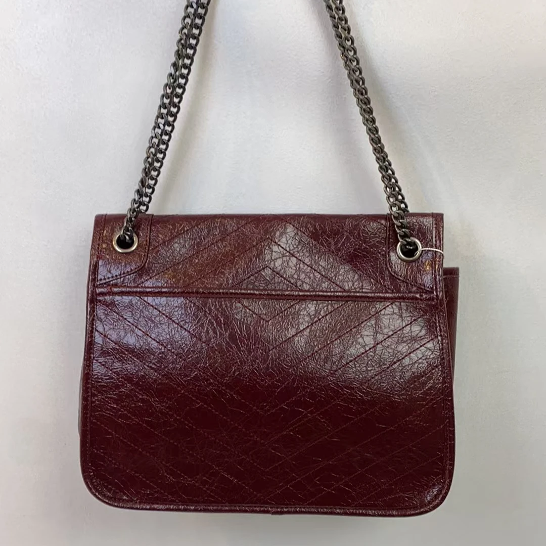 简约百搭高级感2025新大容量女包H6004红