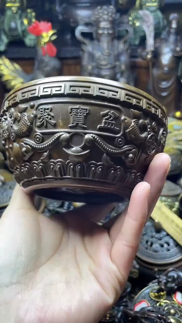 闪购链接，点击下单，有运费险，铜摆件