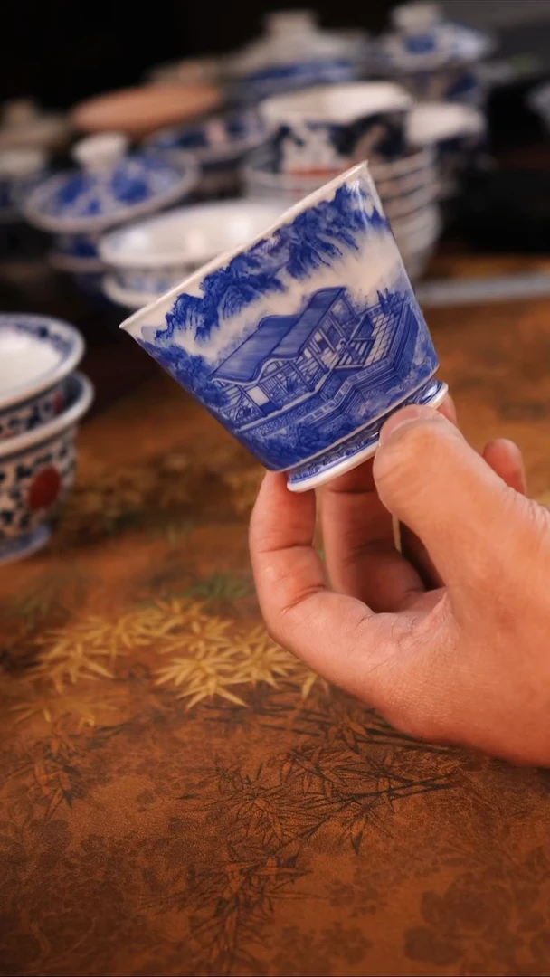 景德镇手工手绘茶器-63