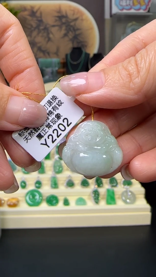 颈饰未镶嵌翡翠Y2202佛公福利价
