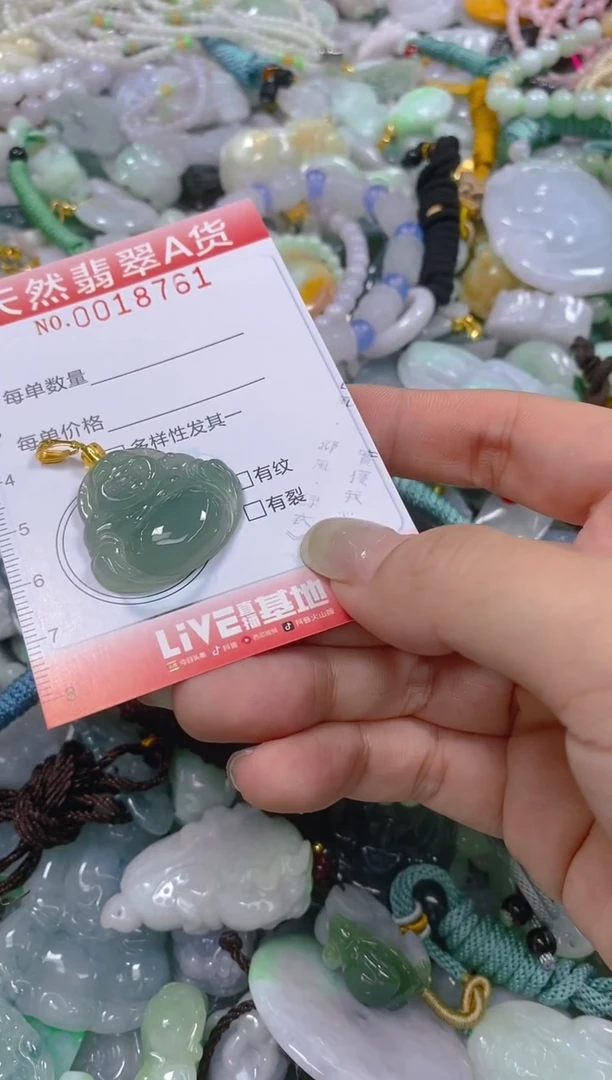 翡翠未镶嵌颈饰闪购0018761