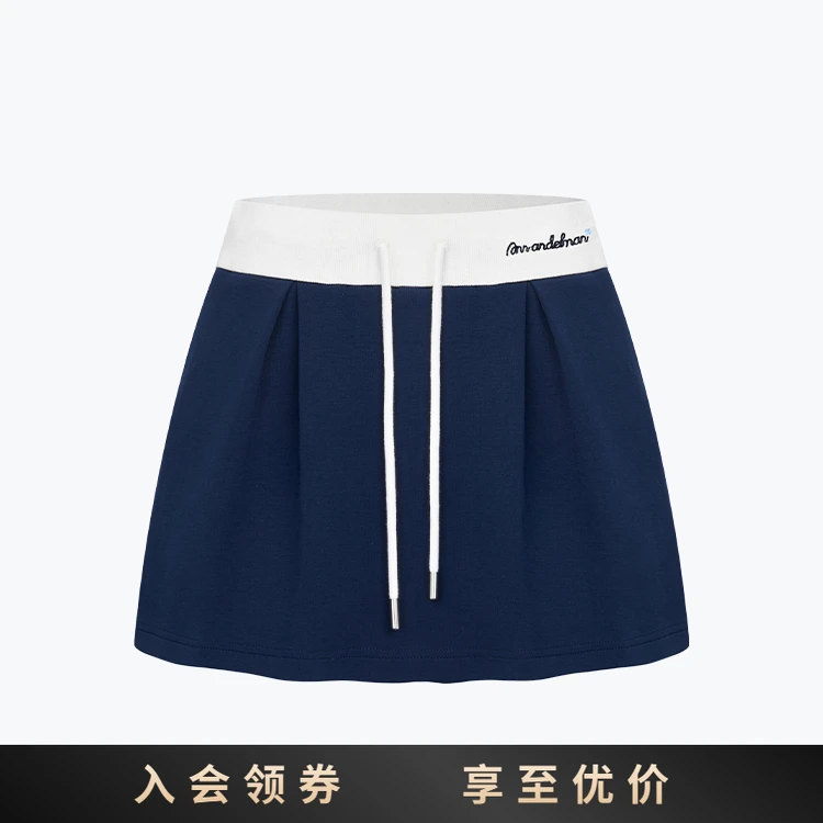 ANN ANDELMAN女装A字休闲简约女式半裙梭织薄款春夏半身裙女士