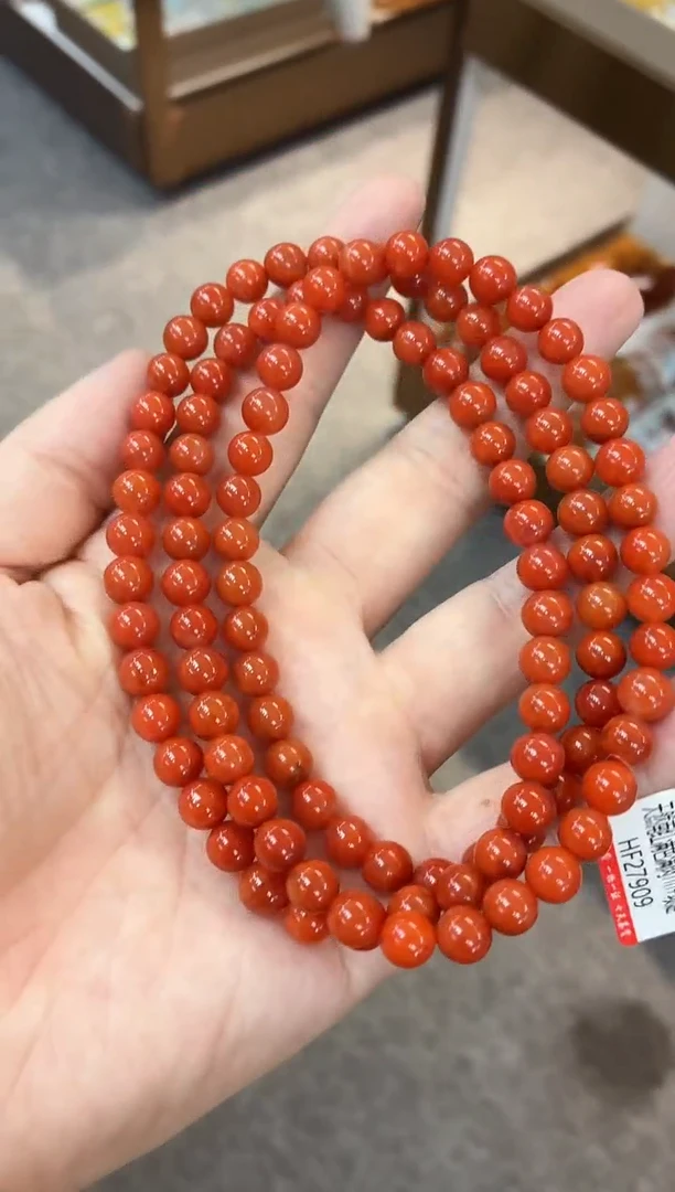颈饰未镶嵌南红玛瑙项链
