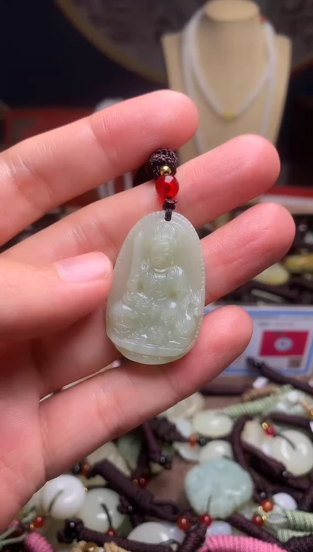 颈饰未镶嵌和田玉新疆料青海料清水和田玉吊坠