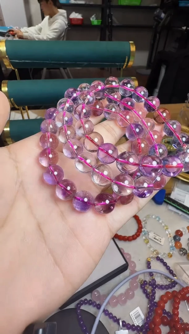 未镶嵌手链水晶晶0045 约11mm 多样性发一件