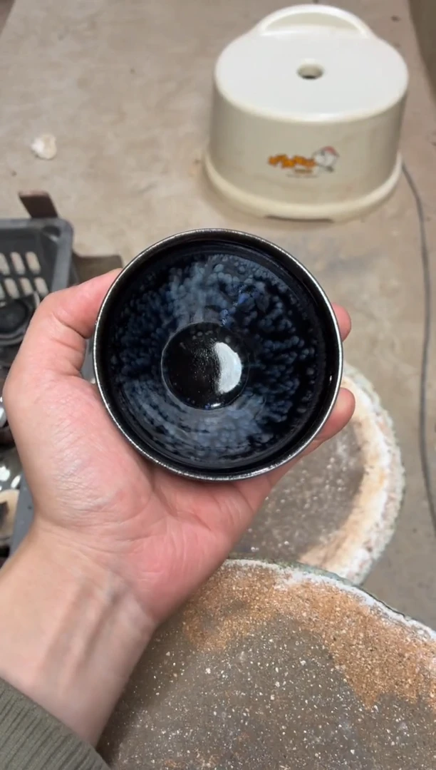 茶盏束口百花建盏换点柴火