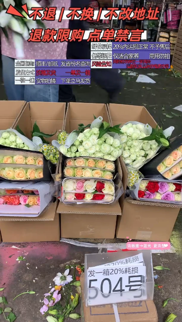 504号♥含20%耗损发一箱