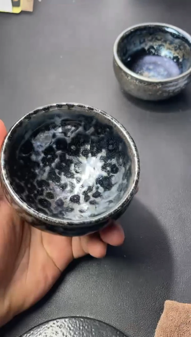 茶盏140叶紫建盏叶紫