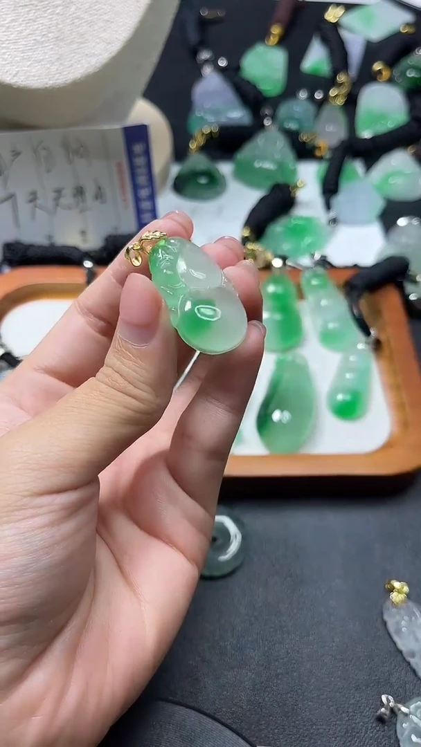 颈饰未镶嵌翡翠所见即所得 一图一物