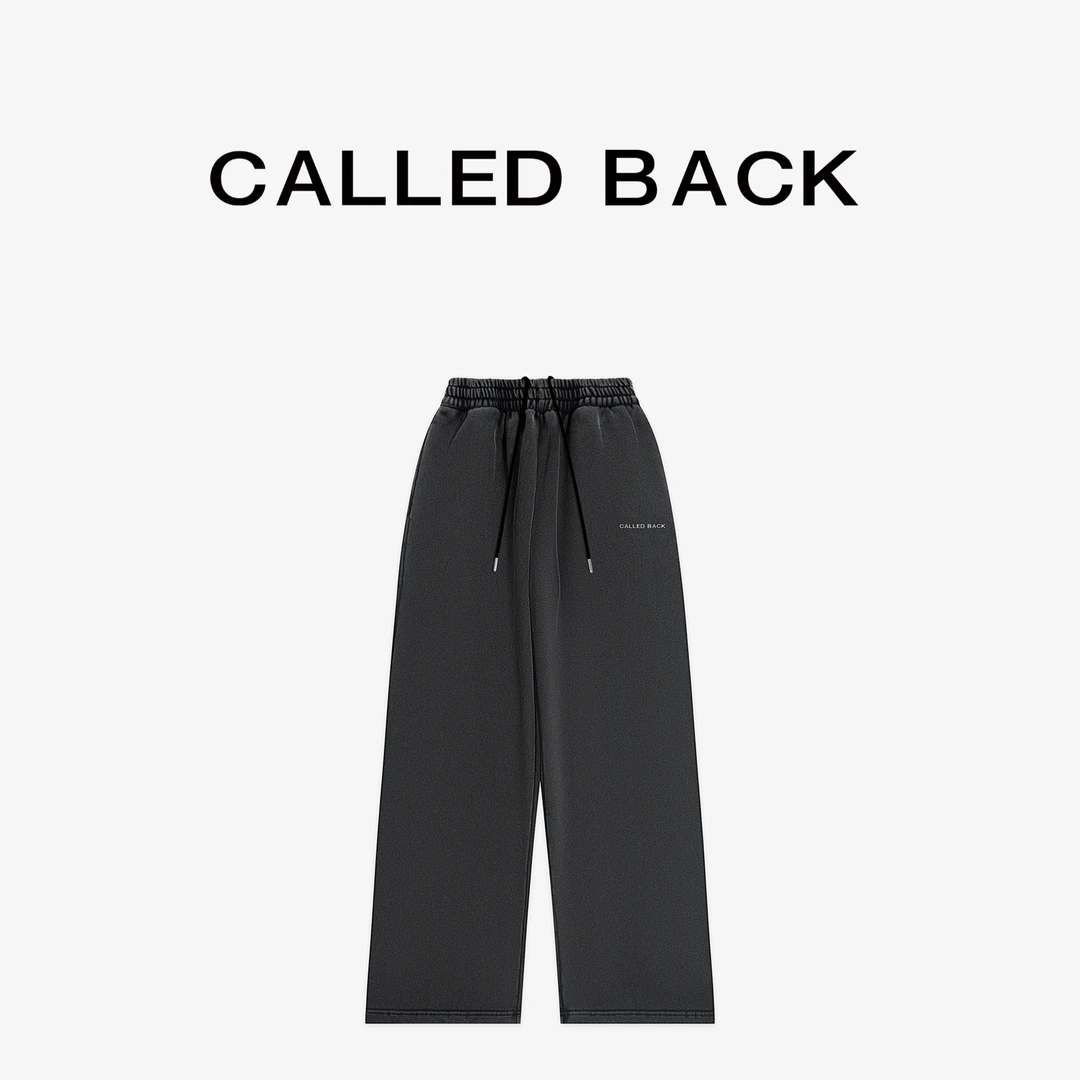 CALLED BACK新款休闲百搭遮肉显瘦加绒阔腿卫裤242012