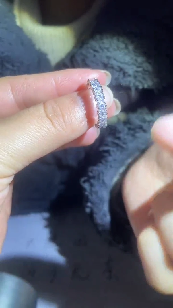 非金属珐琅简约气质时尚戒指W2609