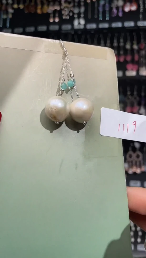 【闪购商品】紫晶耳饰银S925镶嵌喜欢拍微瑕