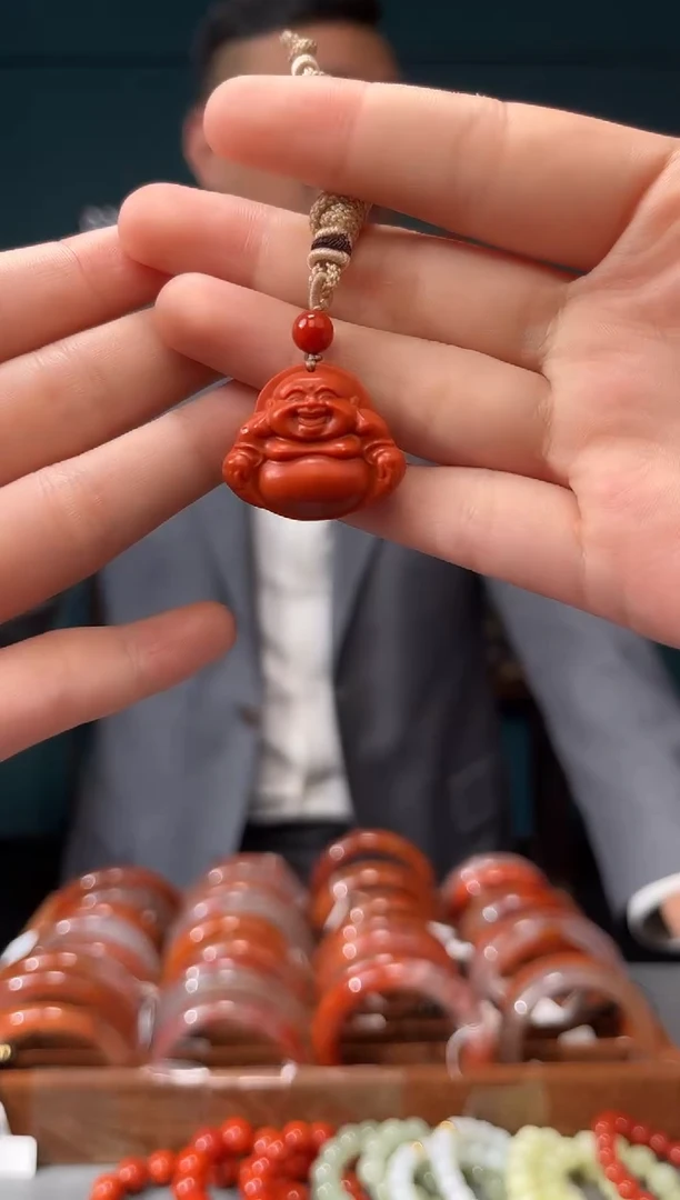 【闪购商品】南红玛瑙颈饰未镶嵌吊坠