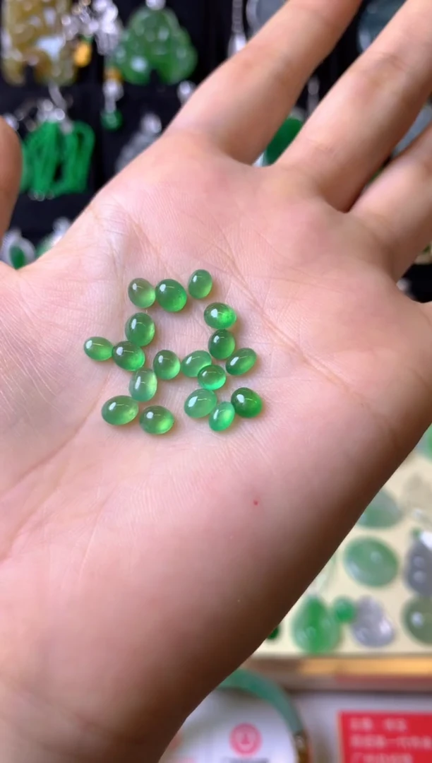 【闪购商品】定制翡翠未镶嵌裸玉（客户意向镶嵌）多样性发一个